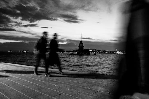 Maidens Tower Seen from Promenade