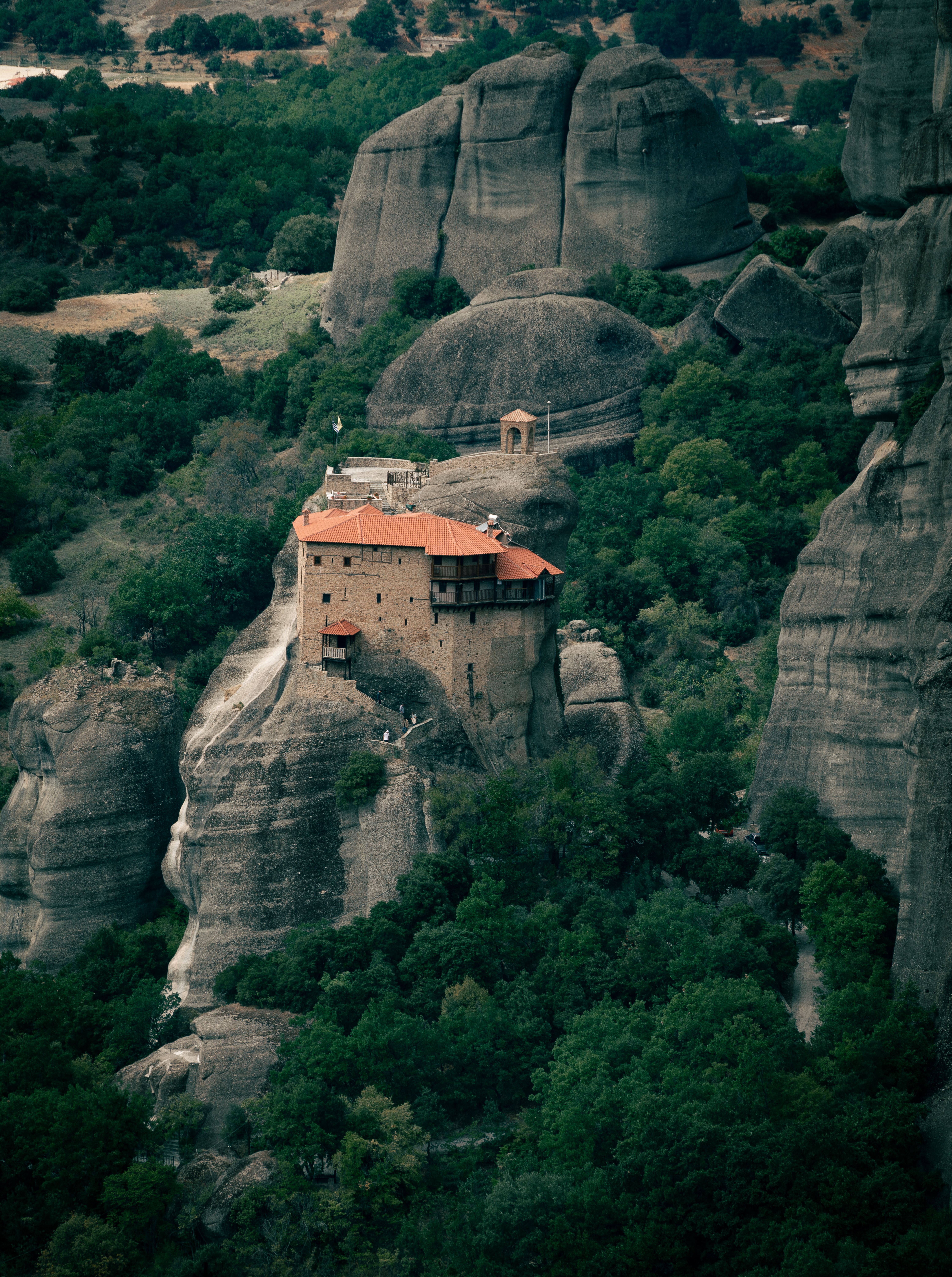 Monastery on a Rock · Free Stock Photo