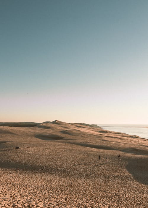 Foto stok gratis gurun pasir, hoizon, langit