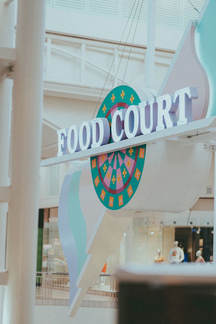 Photo Of A Food Court Signage