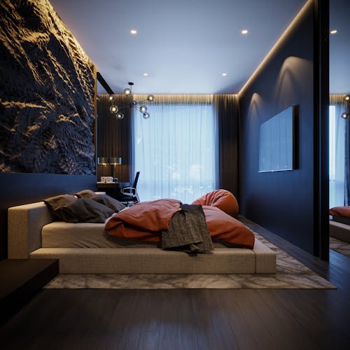 室內設計, 床, 枕頭 的 免费素材图片