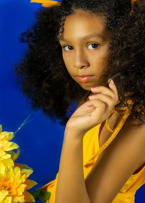 Ingyenes stockfotó afro-amerikai lány, aranyos, arc témában