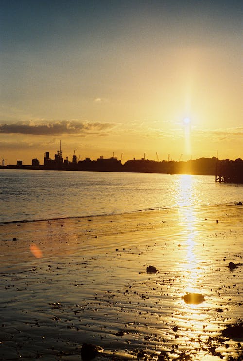 日出, 日落, 海 的 免費圖庫相片