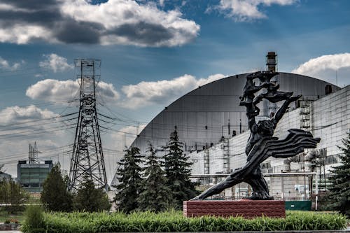 核电站, 發電廠, 石棺 的 免费素材图片