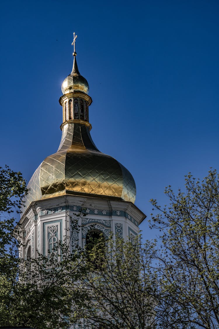 Tower Of The Saint Sophia Cathedral In Kyiv, Ukraine