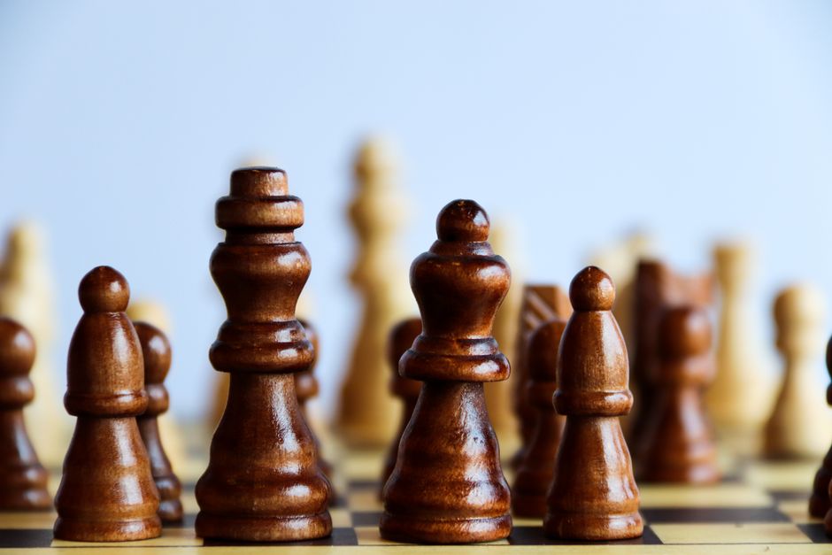 chess pieces board strategy