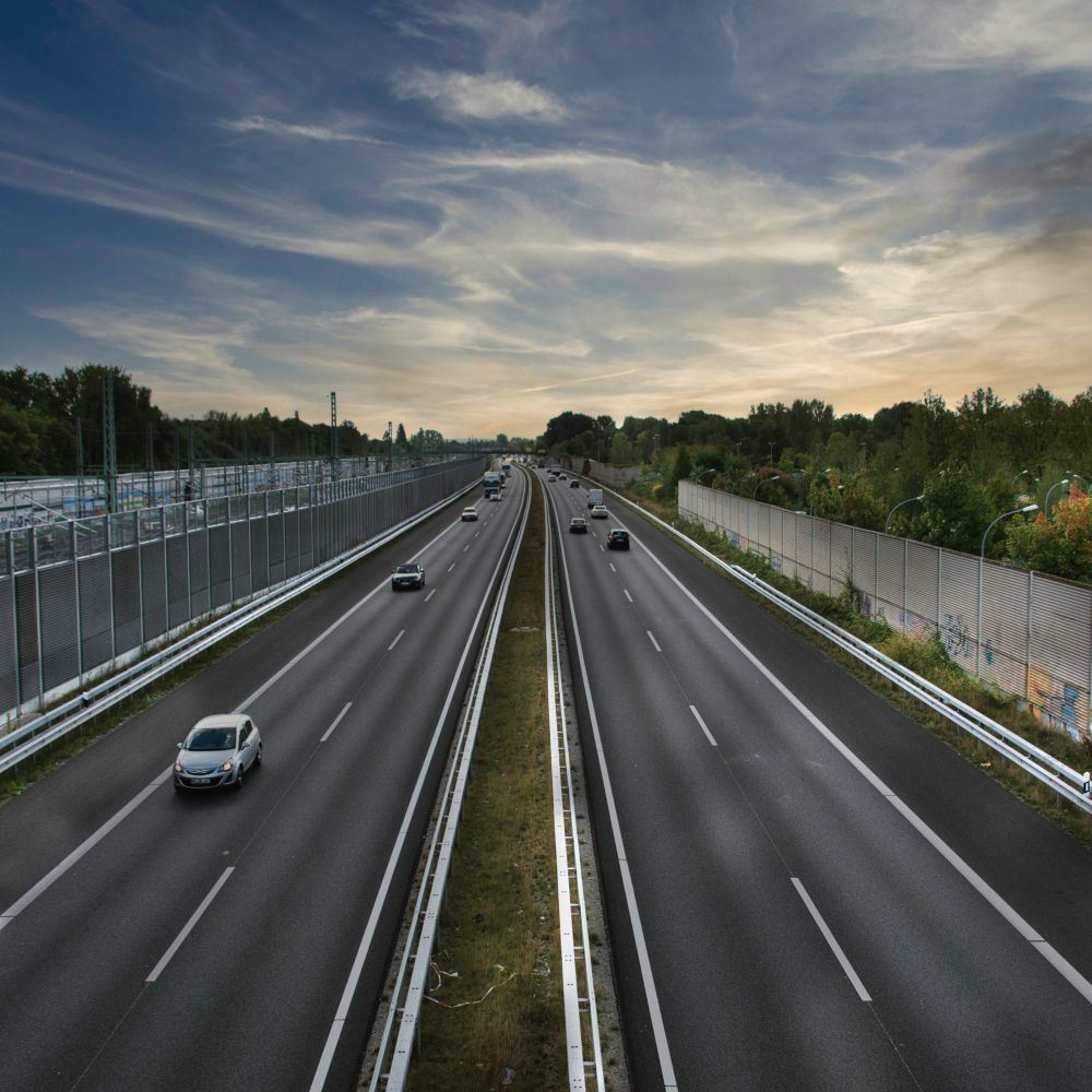 London to Poole — removal van on the motorway for a long-distance move