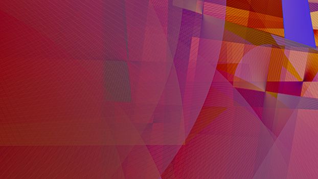 Colorful abstract geometric design with vibrant patterns and textures.