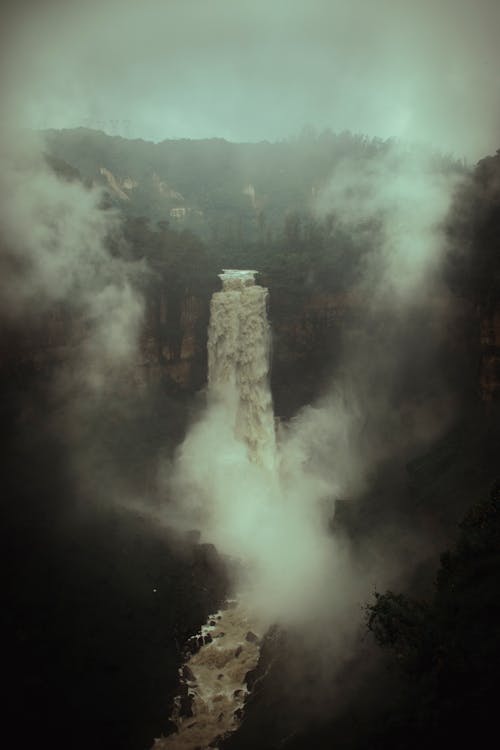 Aerial Photography of Tequendama Falls