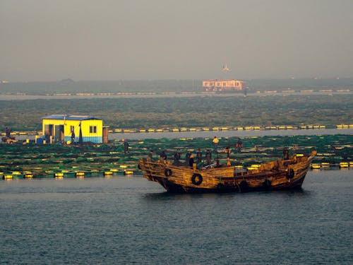 Wooden Boat on Water