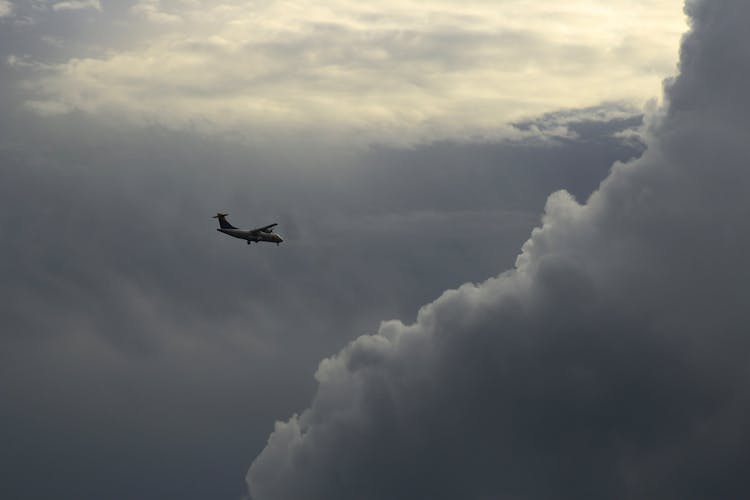 Aircraft Among Clouds