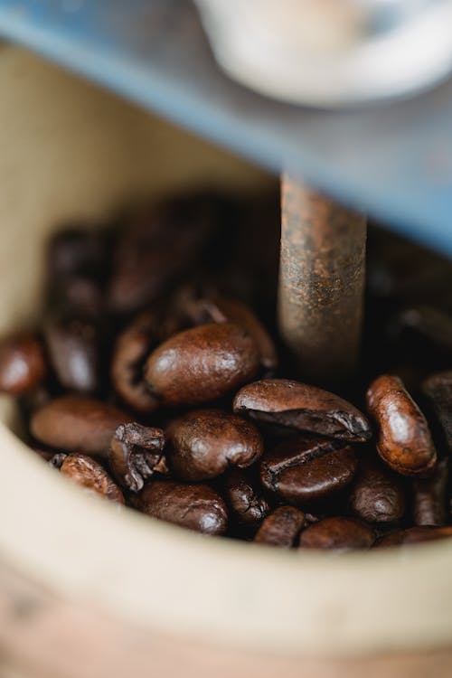 Close up of Brown Coffee Beans