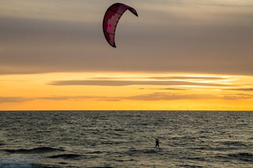 冒險, 海灘日落, 美麗的夕陽 的 免費圖庫相片