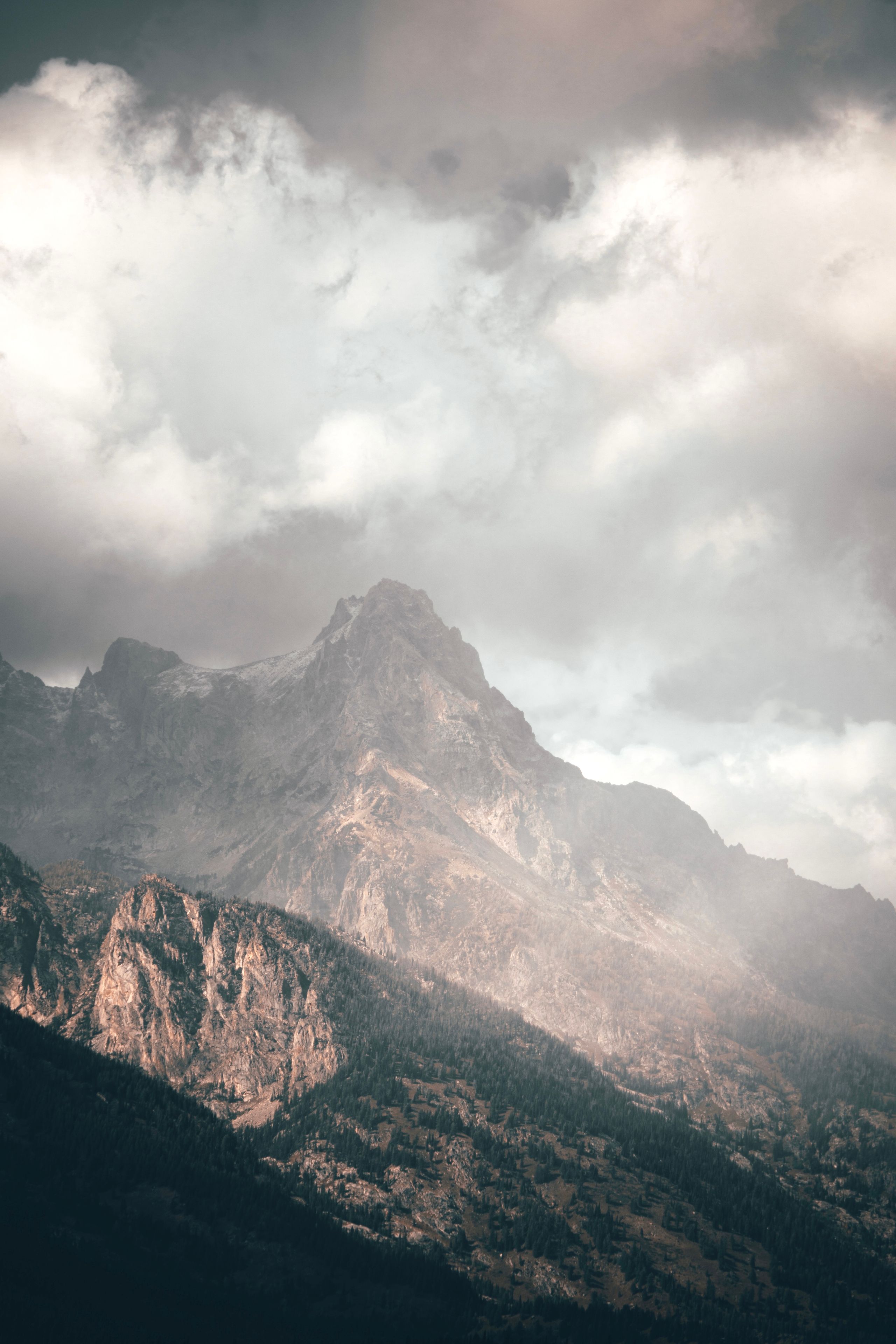 Serene landscape of a rocky