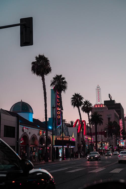Hollywood Boulevard at Sunset