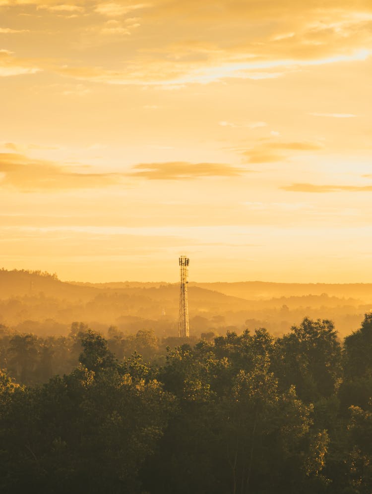 Radio Tower On The Hilltop