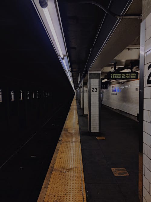 Free stock photo of dark, train, train station