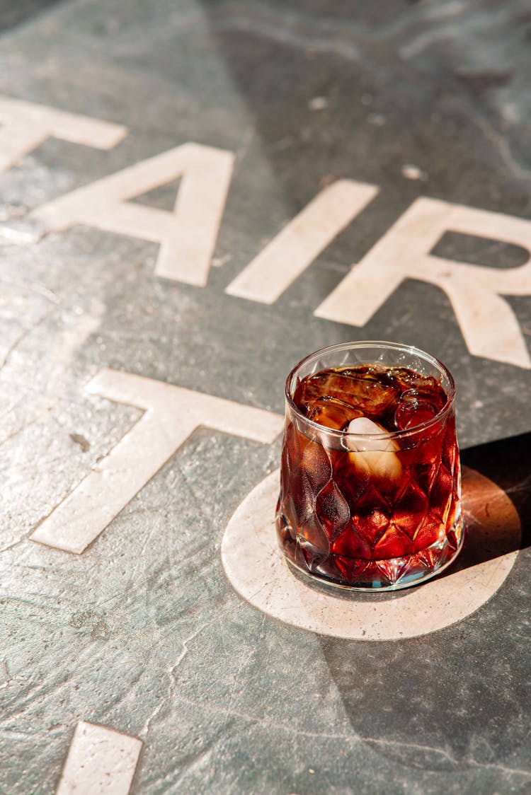 A Close-Up Shot Of A Cocktail Drink