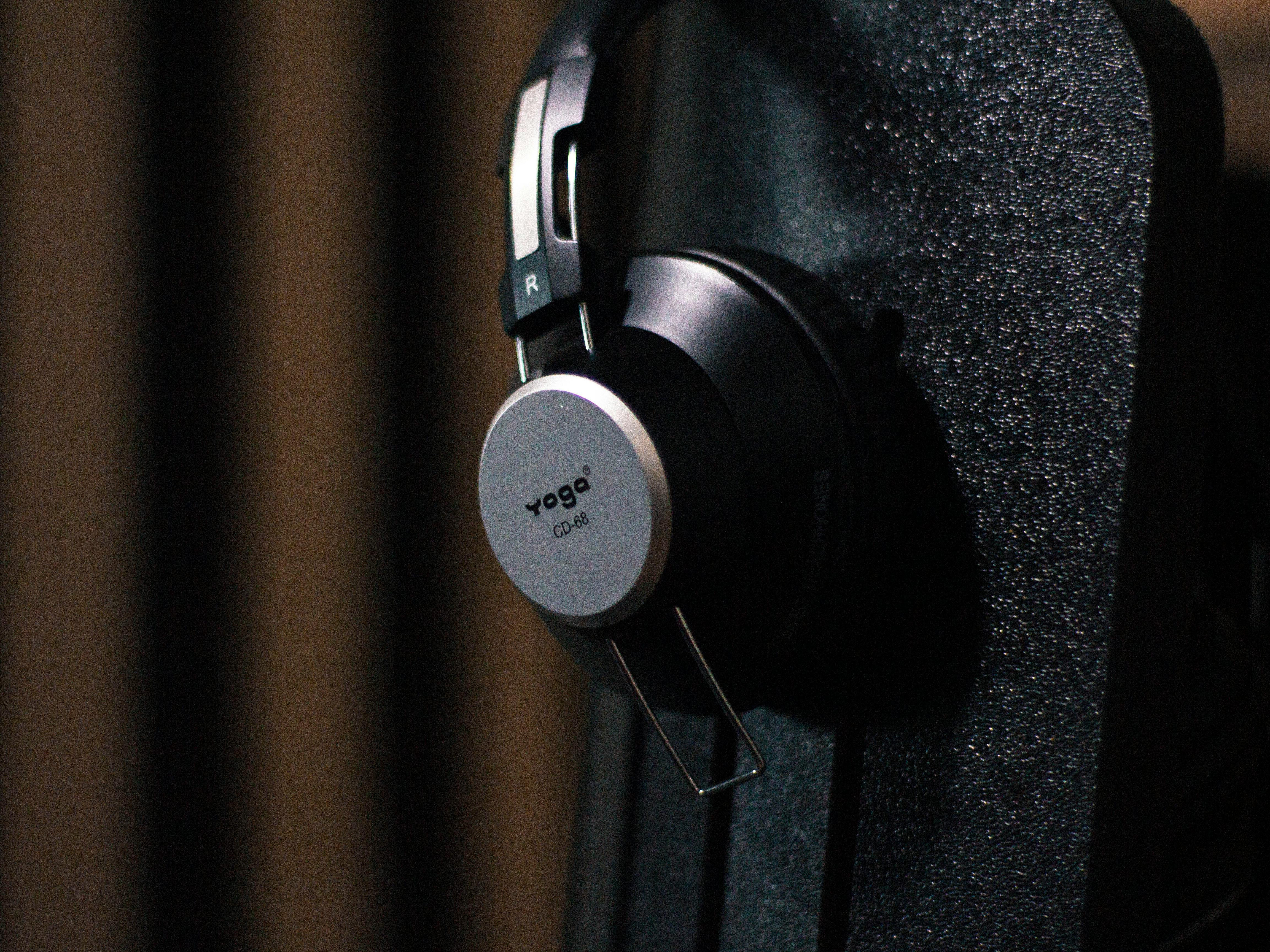 Free stock photo of headset, music, studio