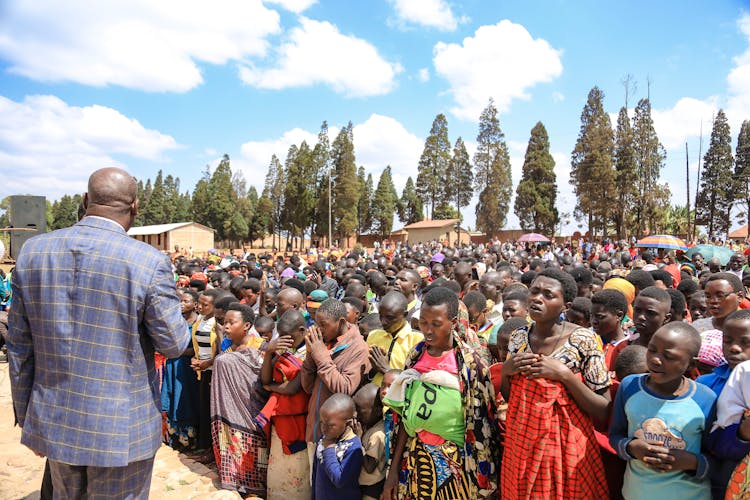 Crowd At Election Rally