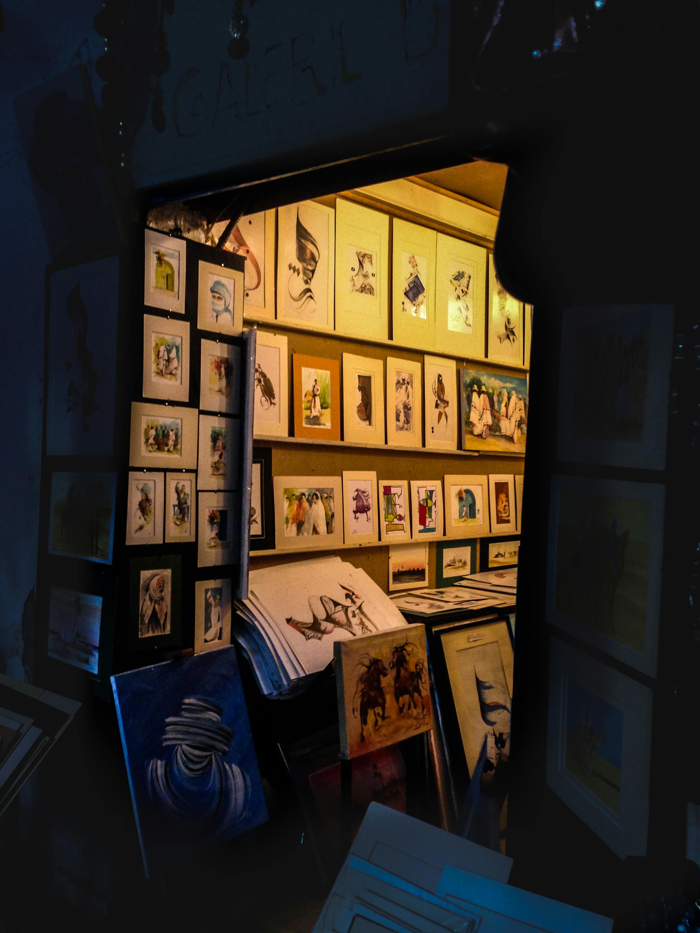 Free stock photo of art, paint, store