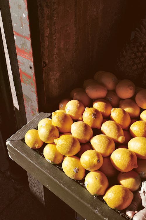 Lemon Fruits in Close Up Shot