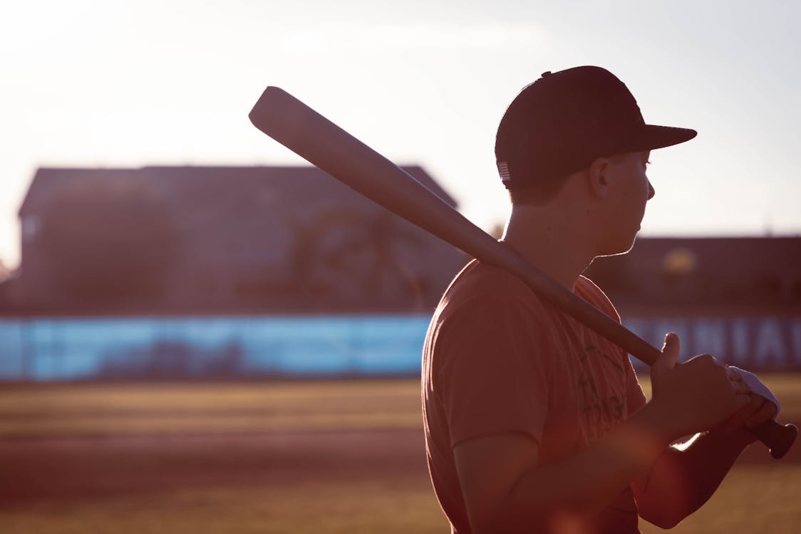 Man Holding Baseball Bat