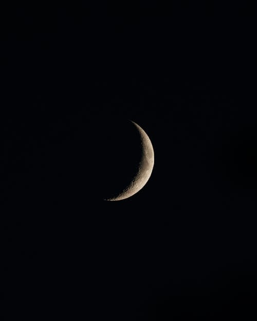 Crescent Moon on Sky
