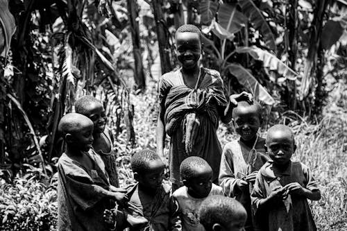 Tribal Woman and Kids