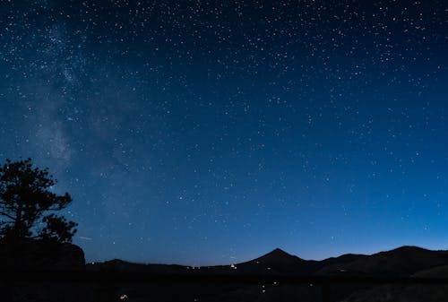 Foto d'estoc gratuïta de cel clar, estrelles, fons de pantalla