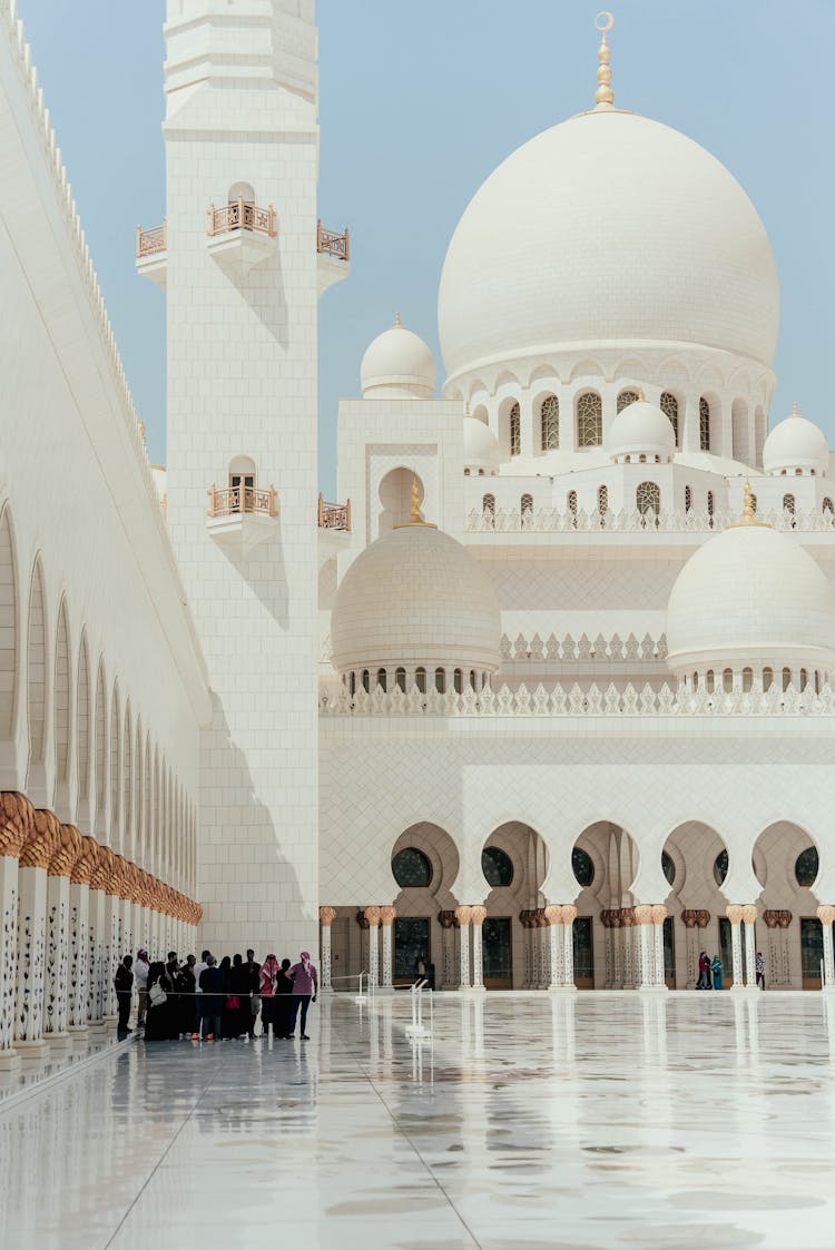 People Visiting Mosque