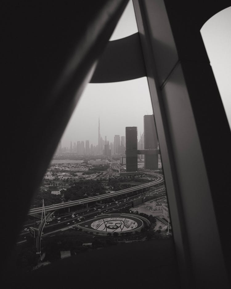 Cityscape Of Dubai From The Dubai Frame