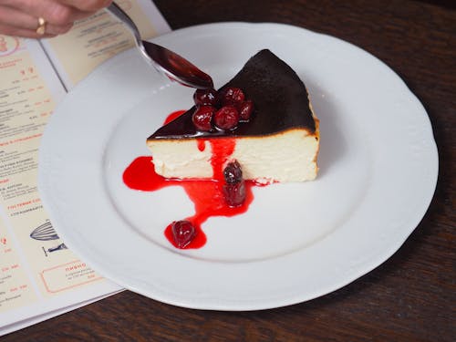 Ücretsiz cheesecake, dilim, Gıda içeren Ücretsiz stok fotoğraf Stok Fotoğraflar