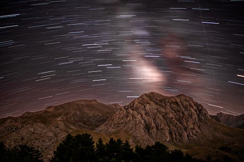คลังภาพถ่ายฟรี ของ การเคลื่อนไหวเบลอ, กาแล็กซี, คืนท้องฟ้า