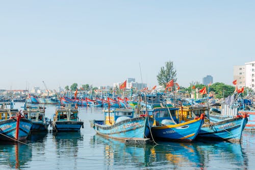 Photo of Fishing Boats on a Dock