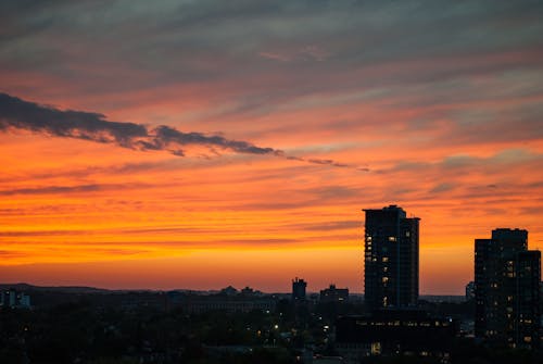 Free stock photo of atmosphere, city, clouds