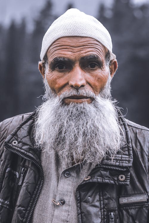 Photos gratuites de âgé, aux cheveux gris, barbu