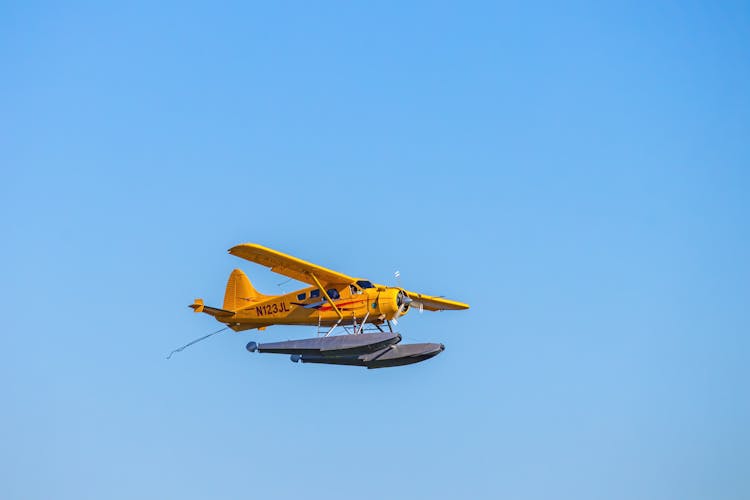 A Plane In The Blue Sky 