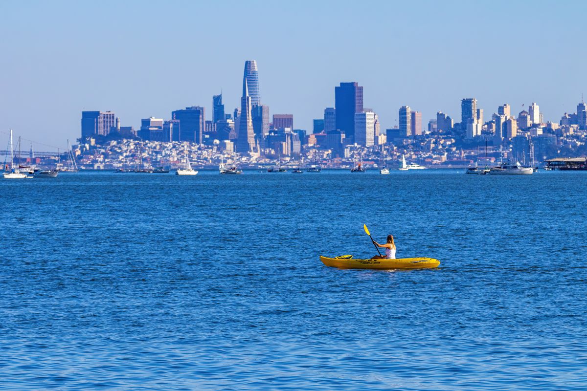 Kayak o paddle surf por la bahía, Santander