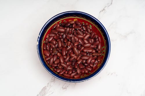 インゲン豆, オーガニック, オーバーヘッドショットの無料の写真素材