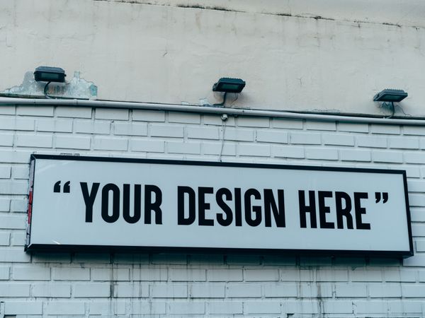 3D Signage Unlit, image 1 of 7