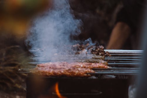 焼き肉のクローズアップ