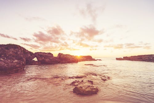 Free Golden Hour Photography of Body of Water Stock Photo