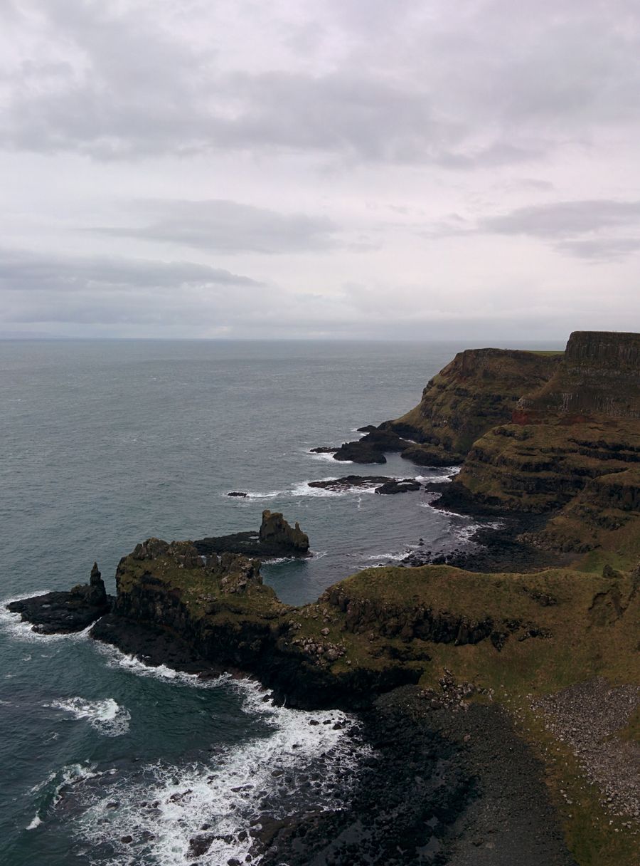 Coastal cliffs at Portballintrae, Northern Ireland