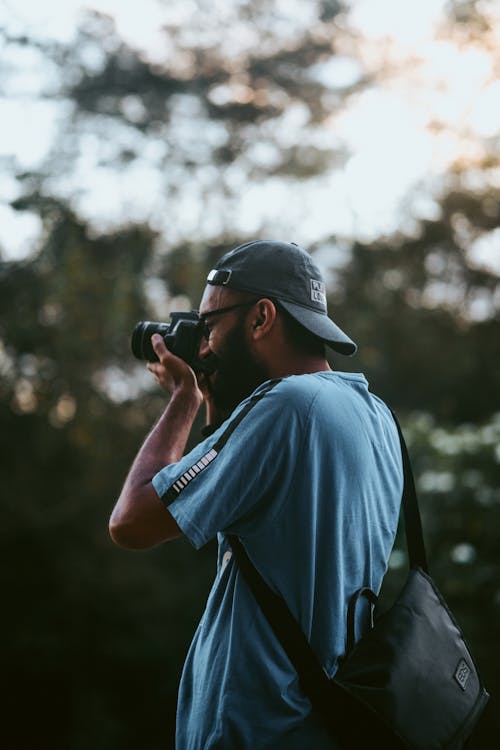 Free A Man Taking a Picture  Stock Photo