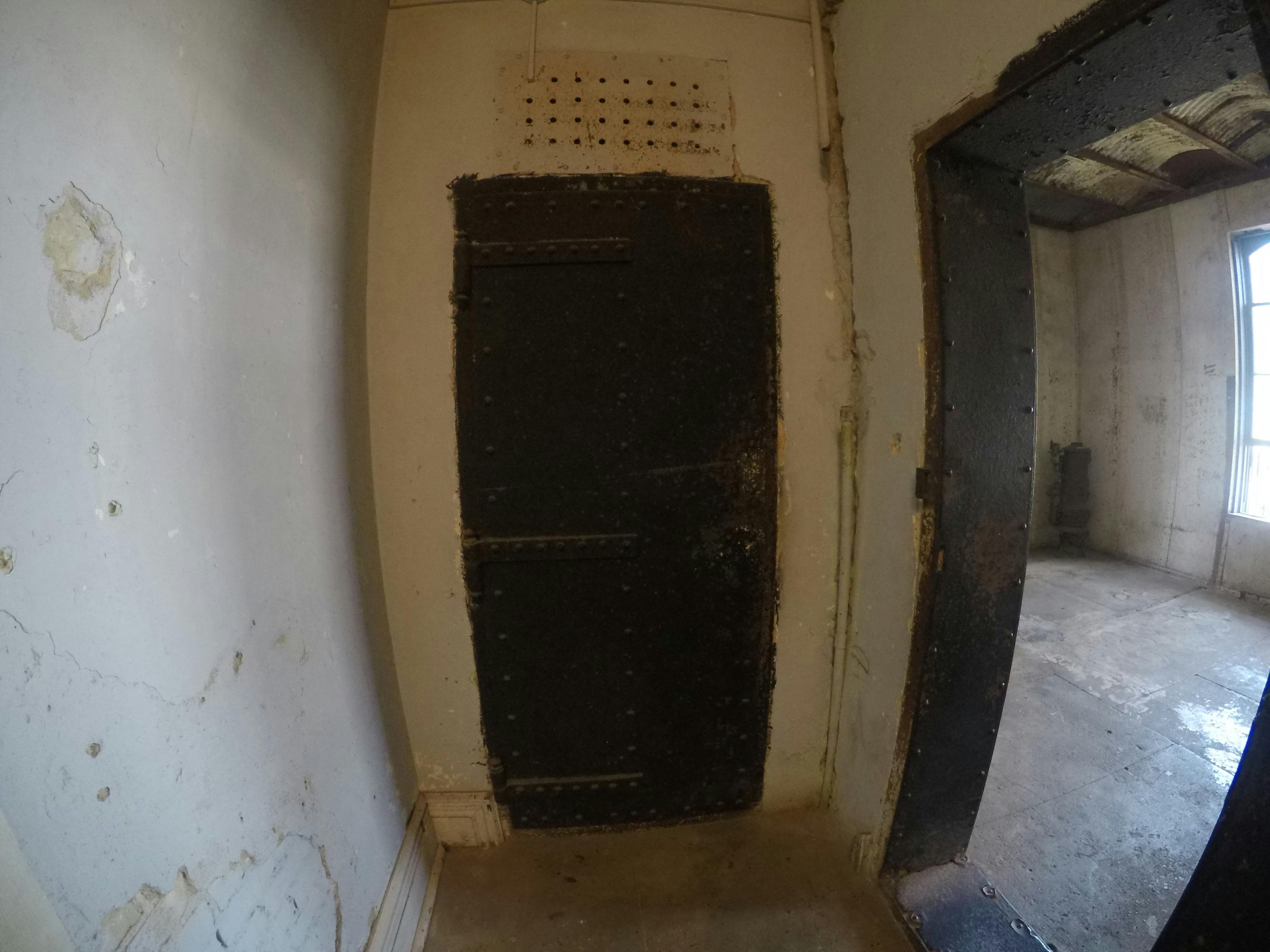 Free Stock Photo Of Closed Door County Jail Hallway