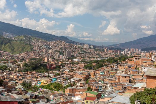 Comuna 13 graffiti with a local artist — Medellín