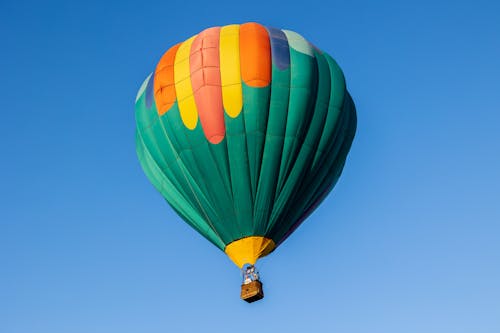 Hot Air Balloon Floating in the Air