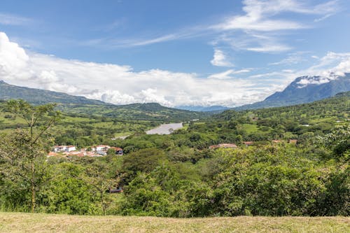 Free stock photo of blue sky, mountains, river