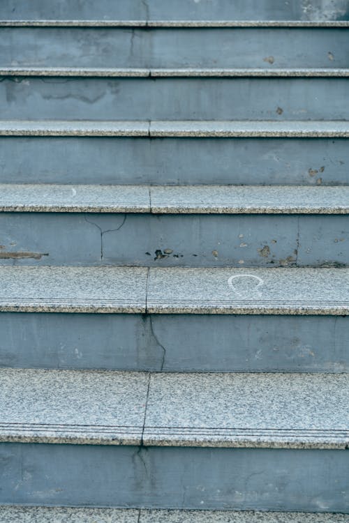 Gray Concrete Stairs